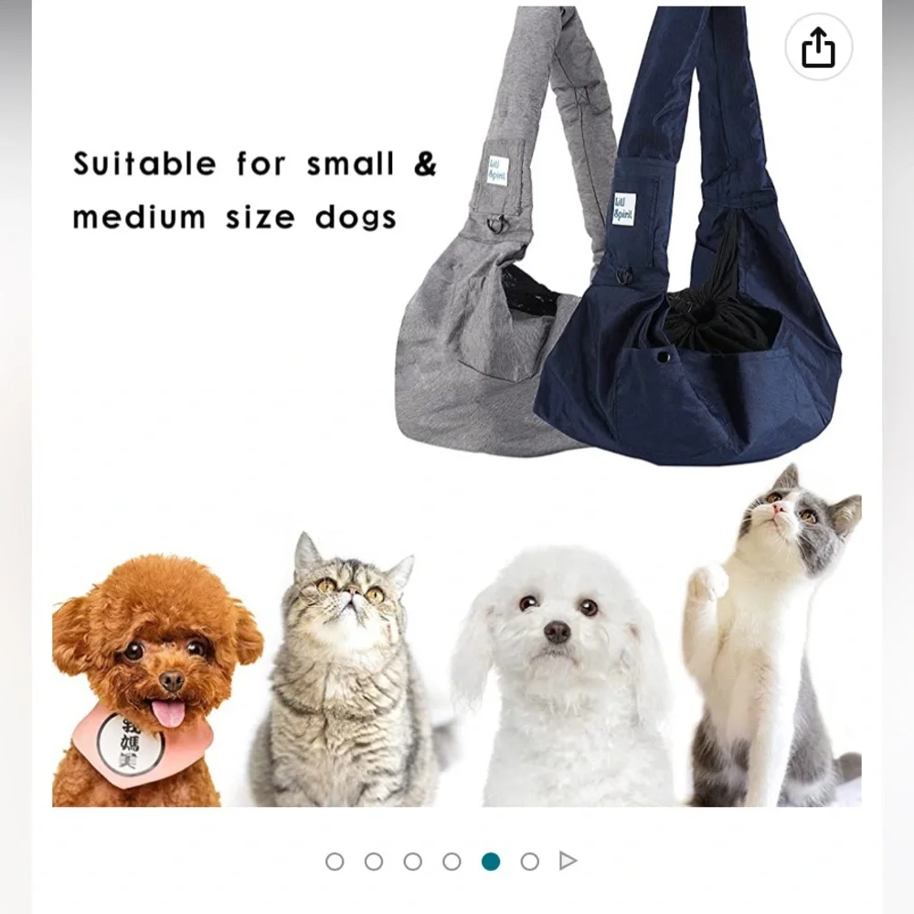 Medium to small size pet carrier, never used, new no tags